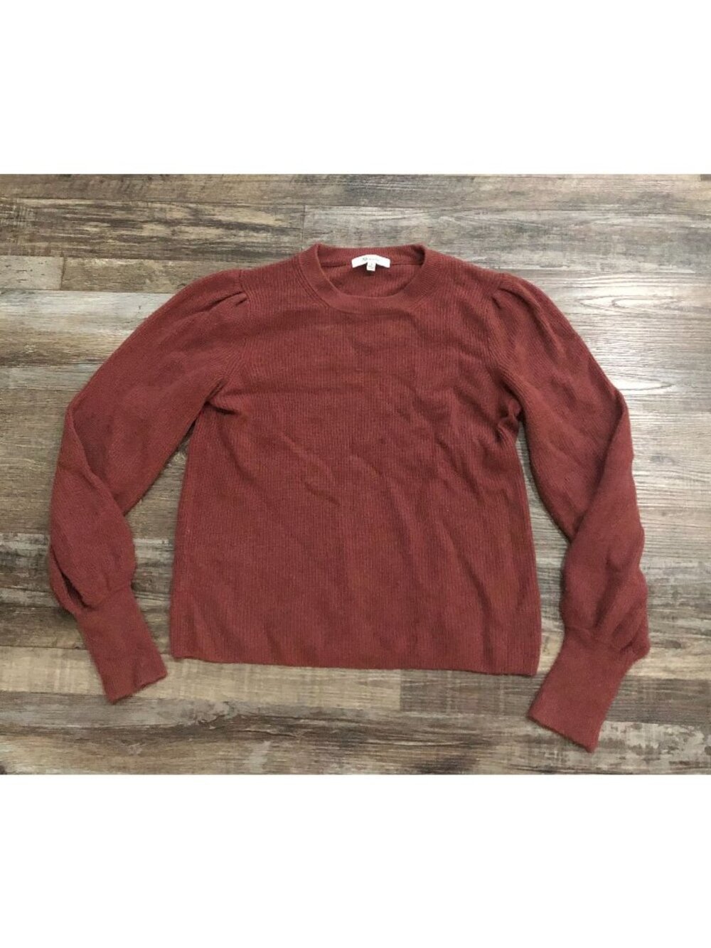 Madewell Baybrook Pullover Sweater Womens Small Plum Purple Wool Blend